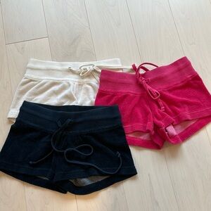 Hard Tail Kid's Shorts Set - Navy, Pink, and White